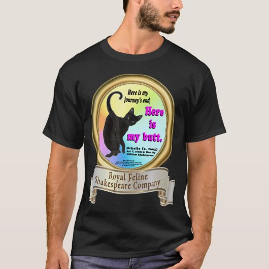 RFSC Royal Feline Shakespeare Company T-Shirt (Voorkant)