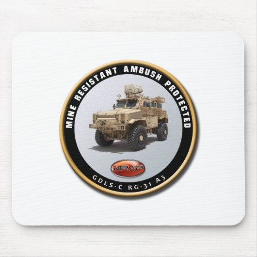 RG-31 MRAP-voertuig Muismat (Voorkant)
