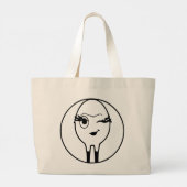 RG RA Ei Kunst Grote Tote Bag (Achterkant)