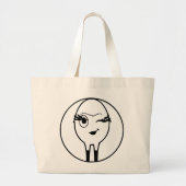 RG RA Ei Kunst Grote Tote Bag (Voorkant)