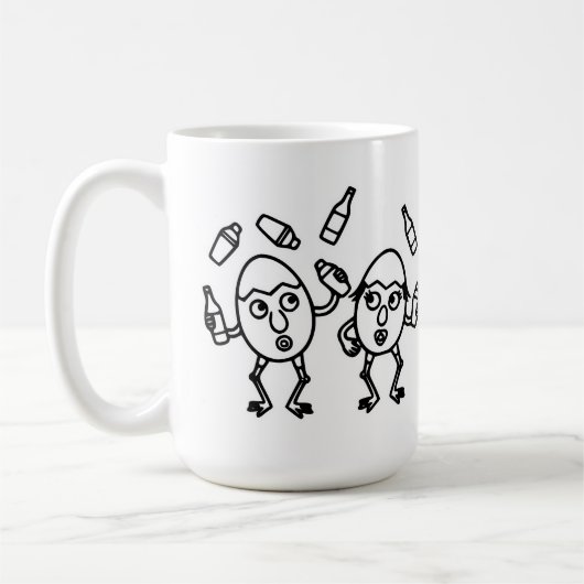 RG RA Ei Kunst Koffiemok (Links)