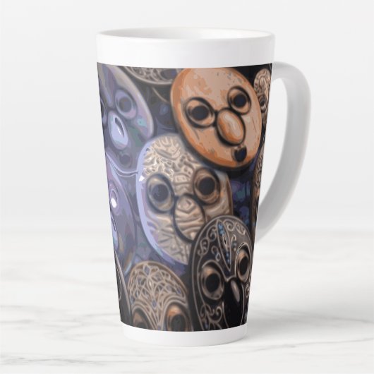 RG RA Ei Kunst Latte Mok (Rechterhoek)