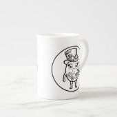 RG RA Ei Kunst Porselein Kop (Voorkant rechts)