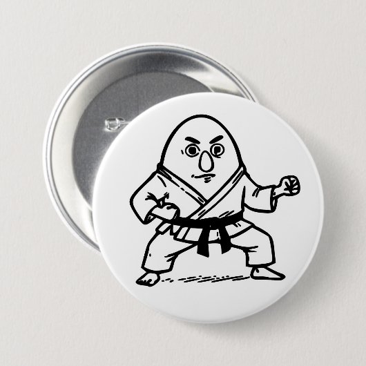 RG RA Ei Kunst Ronde Button 7,6 Cm (Voorkant /achterkant)