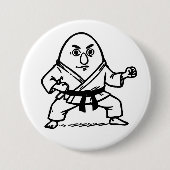 RG RA Ei Kunst Ronde Button 7,6 Cm (Voorkant)