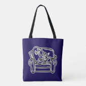 RG RA Ei Kunst Tote Bag (Achterkant)