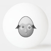 RG RA Eier Kunst Pingpongbal (Achterkant)