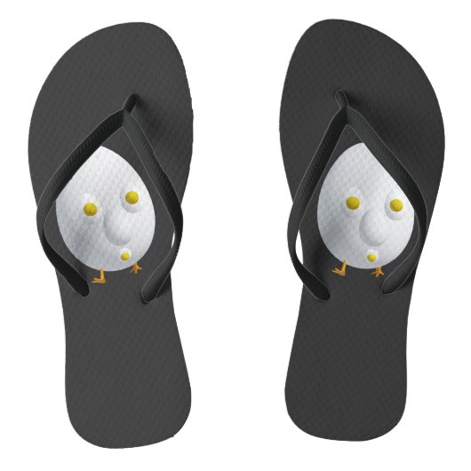 RG RA Eier Kunst Teenslippers (Voetbed)