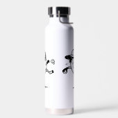 RG RA Eier Kunst Waterfles (Links)