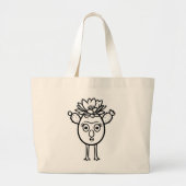 RG RA Eierkunst Grote Tote Bag (Voorkant)