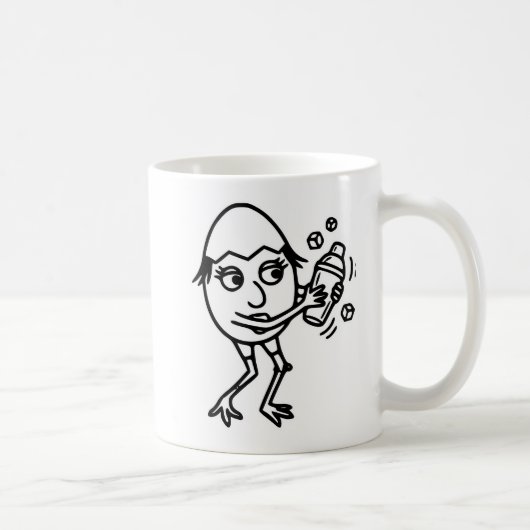 RG RA Eierkunst Koffiemok (Rechts)