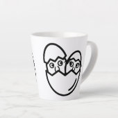 RG RA Eierkunst Latte Mok (Rechterhoek)