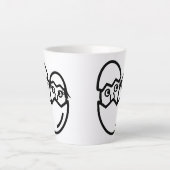 RG RA Eierkunst Latte Mok (Voorkant)