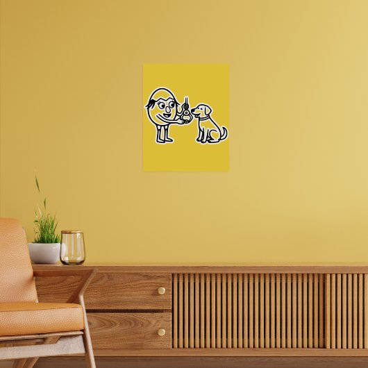 RG RA Eierkunst Poster (Woonkamer 2)