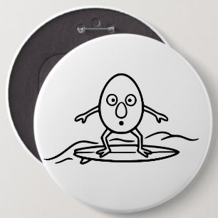 RG RA Eierkunst Ronde Button 6,0 Cm