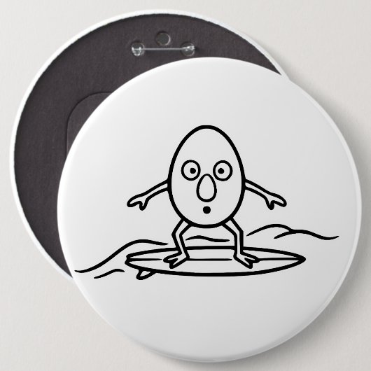 RG RA Eierkunst Ronde Button 6,0 Cm (Voorkant /achterkant)