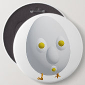 RG RA Eierkunst Ronde Button 6,0 Cm (Voorkant /achterkant)