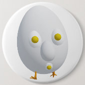 RG RA Eierkunst Ronde Button 6,0 Cm (Voorkant)