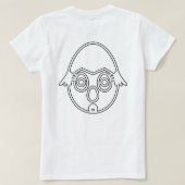 RG RA Eierkunst T-shirt (Design achterkant)
