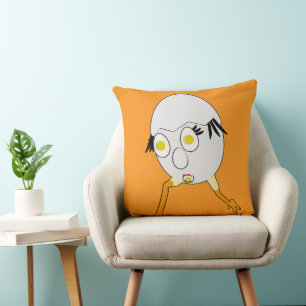 RG & RA Grappig Ei Karakter Schattig Ontwerp Kussen