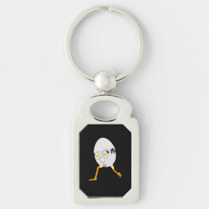 RG & RA Grappig Ei Karakter Schattig Ontwerp Sleutelhanger