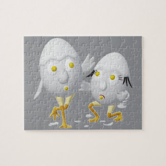 RG & RA Grappig Eige Karakter Schattig Ontwerp Legpuzzel