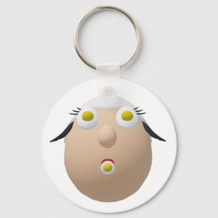 RG & RA Grappig Eige Karakter Schattig Ontwerp Sleutelhanger