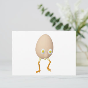 RG & RA Grappig Eipersonage Leuk Ontwerp Informatiekaartje
