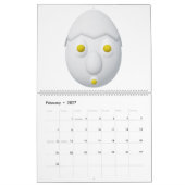 RG & RA Grappig Eipersonage Leuk Ontwerp Kalender (Feb 2027)