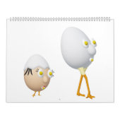 RG & RA Grappig Eipersonage Leuk Ontwerp Kalender (Hoes)
