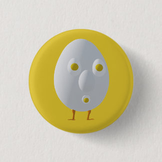 RG & RA Grappig Eipersonage Schattig Ontwerp Ronde Button 3,2 Cm
