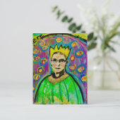 RGB-Briefkaart Ruth Baden Ginsburg - Rol van het b Briefkaart (Staand voorkant)