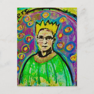 RGB-Briefkaart Ruth Baden Ginsburg - Rol van het b Briefkaart