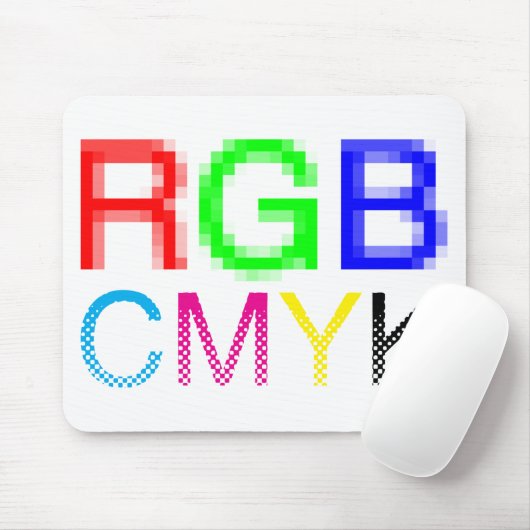 RGB-CMYK MUISMAT (Met muis)