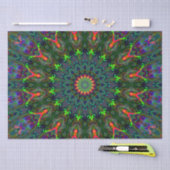 rgb colored mandala tissuepapier (Craft)