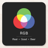 RGB Echt Goed Bier Ontwerper Onderzetter (Voorkant)