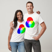 RGB- en CYM-T-shirt met twee zijden T-shirt (Unisex)