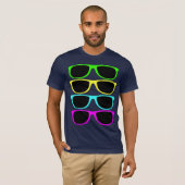  Rgb Fluo-zonnebrillen T-shirt (Voorkant volledig)