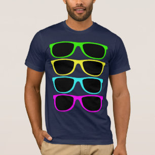 Rgb Fluo-zonnebrillen T-shirt