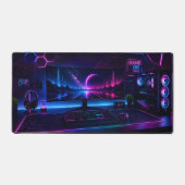 RGB Gaming Setup Illustratie XL Bureaumat (Voorkant)