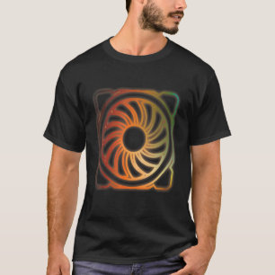 Rgb Hoesje ventilator modulatie een pc-gamecompute T-shirt