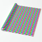 RGB Neon Cadeaupapier (Uitgerold)