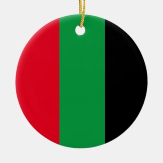 RGB Pan Afrikaans Keramisch Ornament (Voorkant)