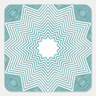 RGB-patroonschilfer Vierkante Sticker