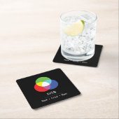RGB Really Good Beer Designer's Coaster Kartonnen Onderzetters (Insitu)