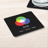 RGB Really Good Beer Designer's Coaster Kartonnen Onderzetters (Schuin)