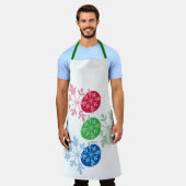 RGB Snowflakes Schort (Gedragen)