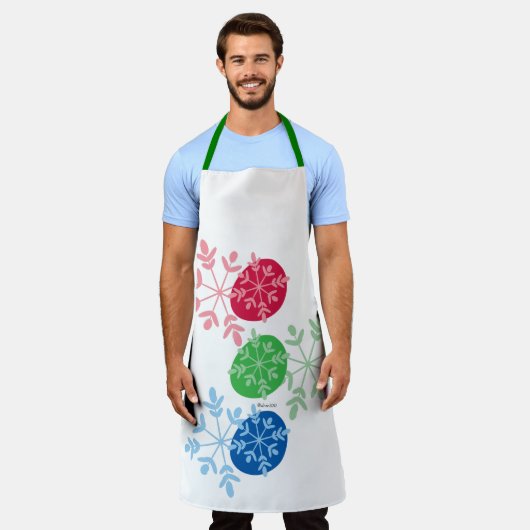 RGB Snowflakes Schort (Gedragen)