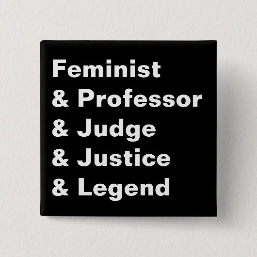 RGB was een legende Vierkante Button 5,1 Cm (Voorkant)