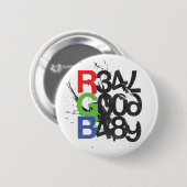 RGBaby-logo Ronde Button 5,7 Cm (Voorkant /achterkant)